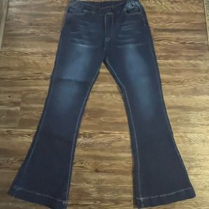 Cello Pull on Flare Jeans size L